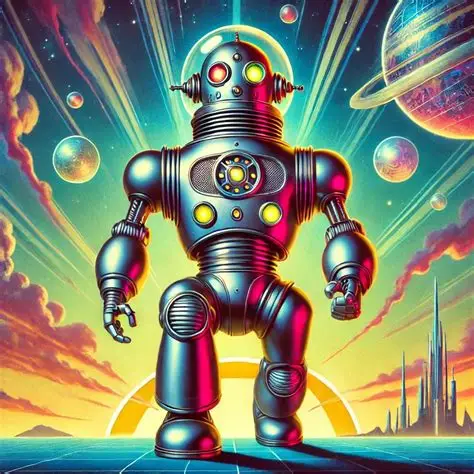 AI robot guarding data with a shield